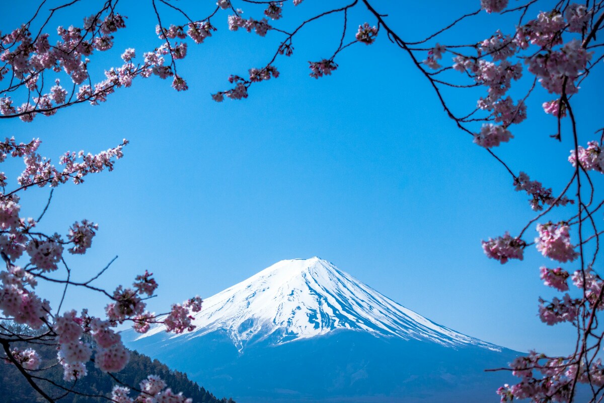 春の富士